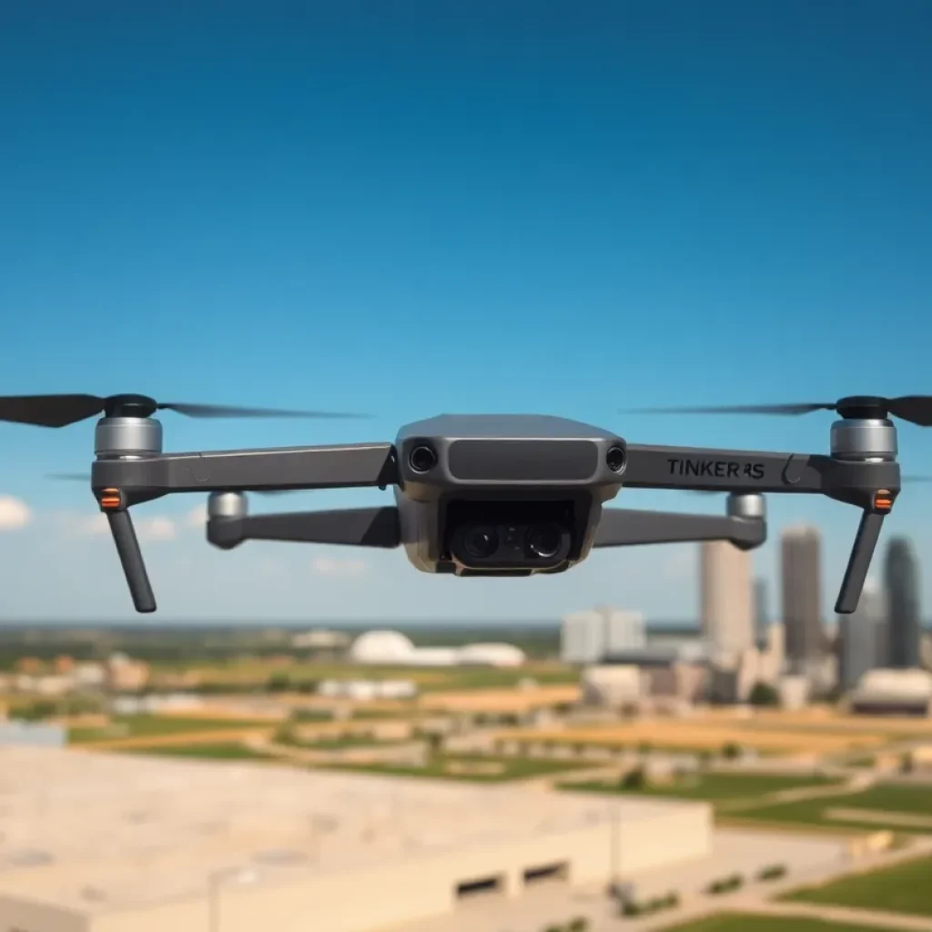 Drone technology development at Tinker Air Force Base