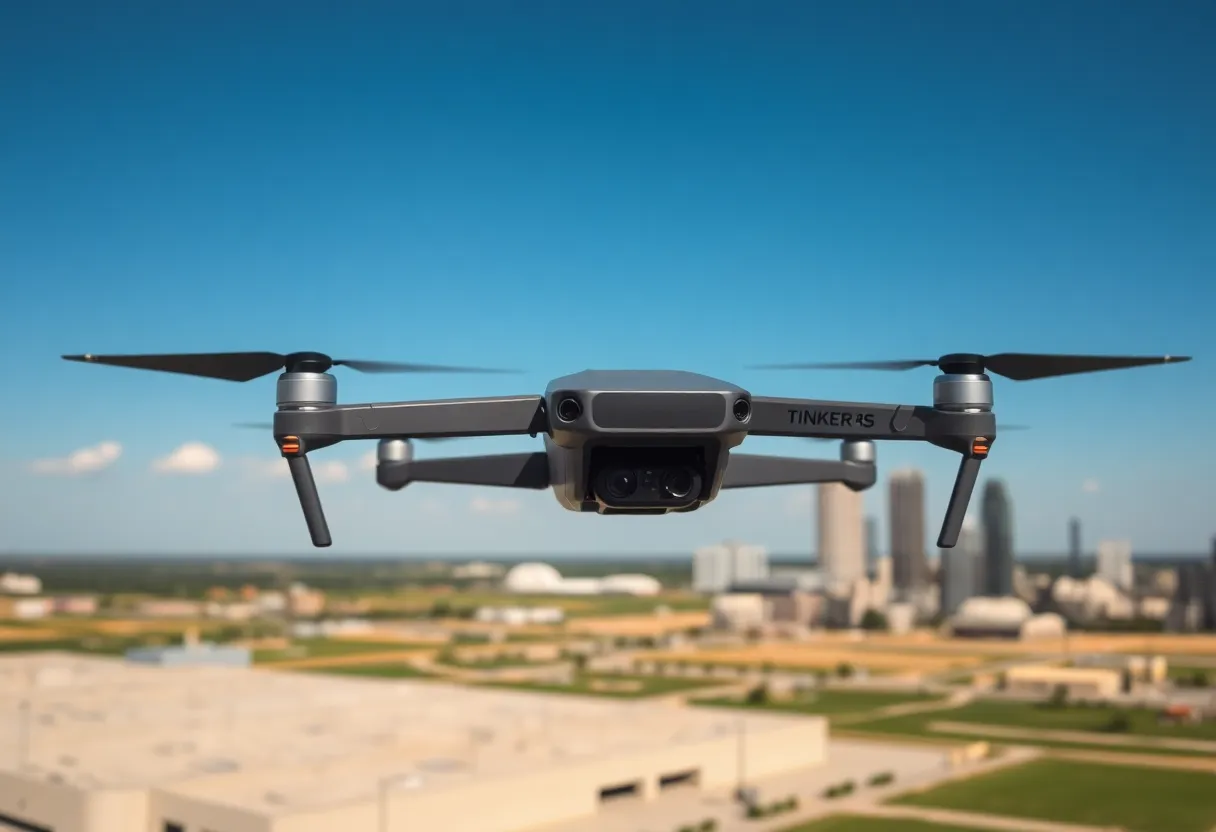 Drone technology development at Tinker Air Force Base