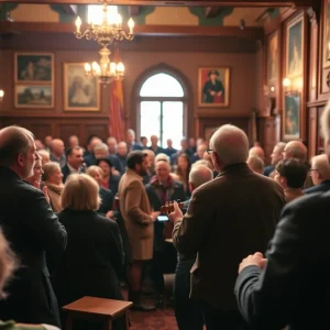 Bono and The Edge performing at Cain's Ballroom
