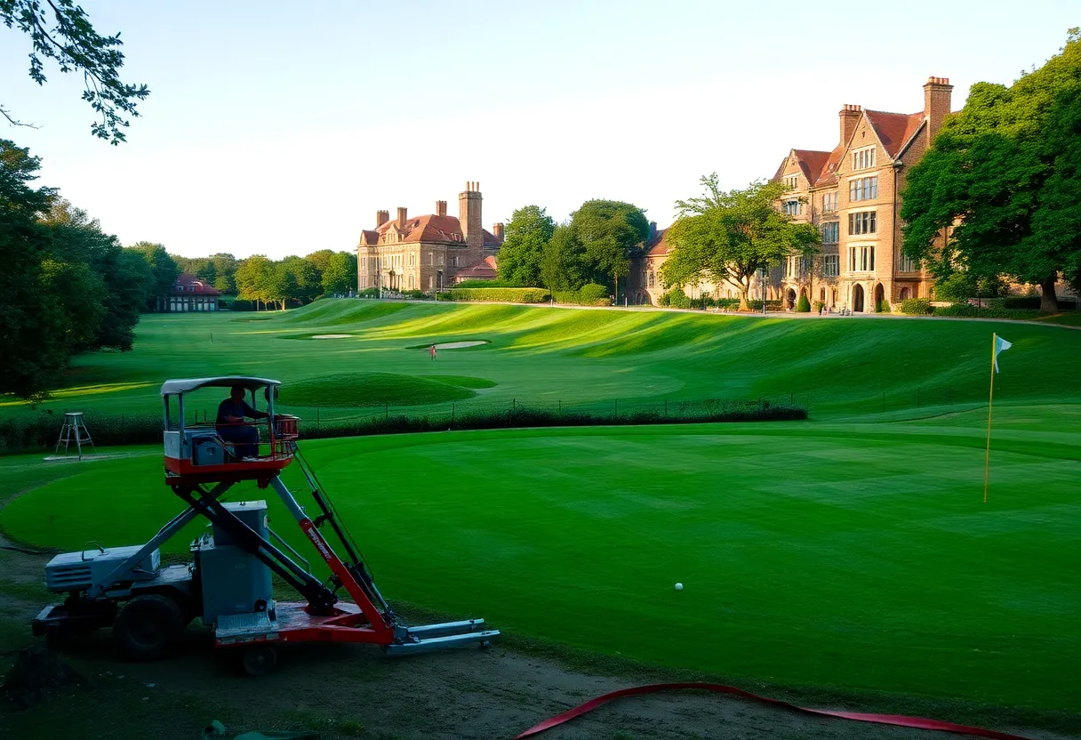 Renovation of Dornick Hills Golf Course in Ardmore