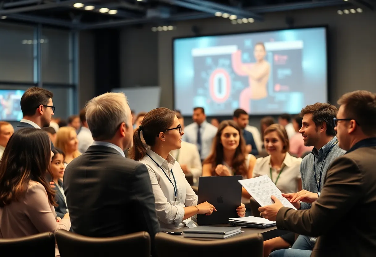 Participants at the Empower Summit engaging in networking and workshops.