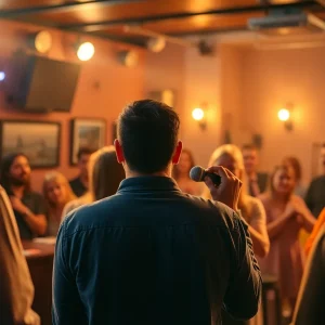 Country artist Eric Hagen performing at The Blue Door in Oklahoma City