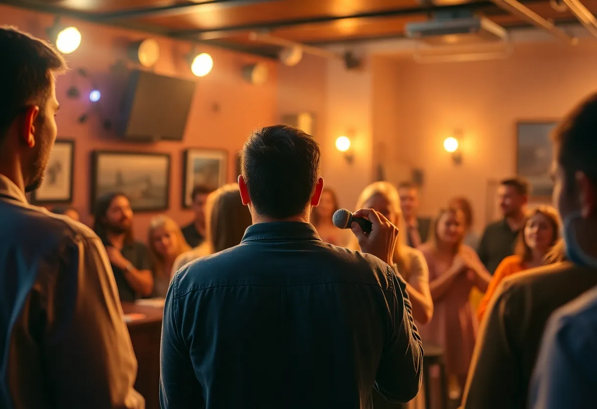 Country artist Eric Hagen performing at The Blue Door in Oklahoma City