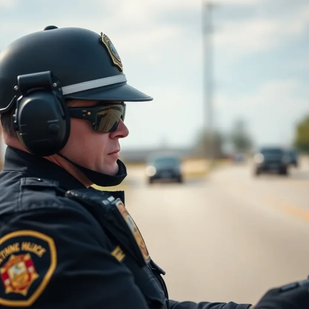 Police conducting a sting operation in Glenpool, OK