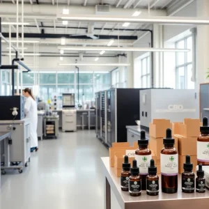 Manufacturing facility for CBD-infused wellness products