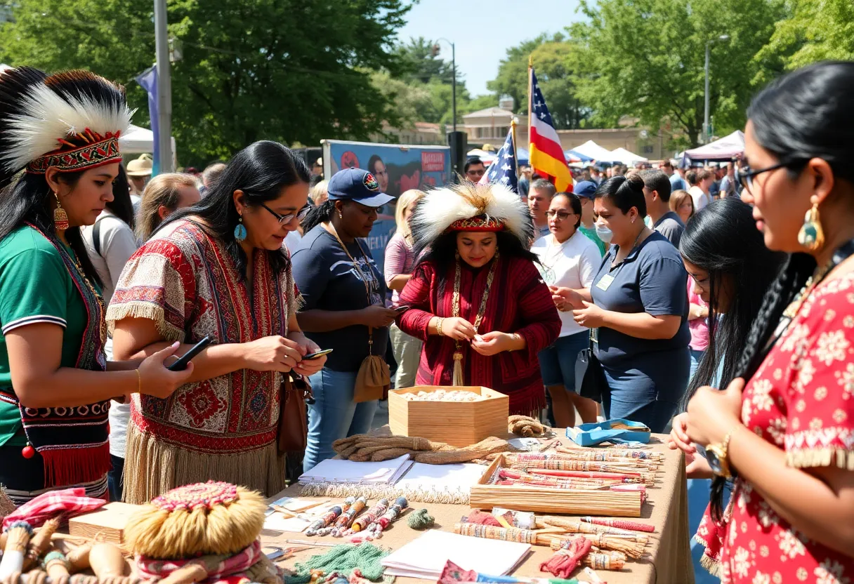 Cultural festival with Native American crafts and storytelling in Oklahoma City