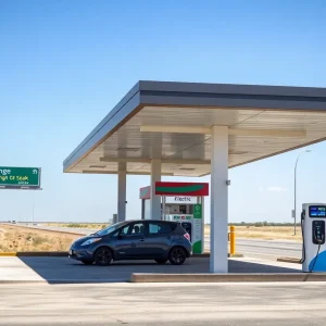 Image of Love's Travel Stops with EV charging stations