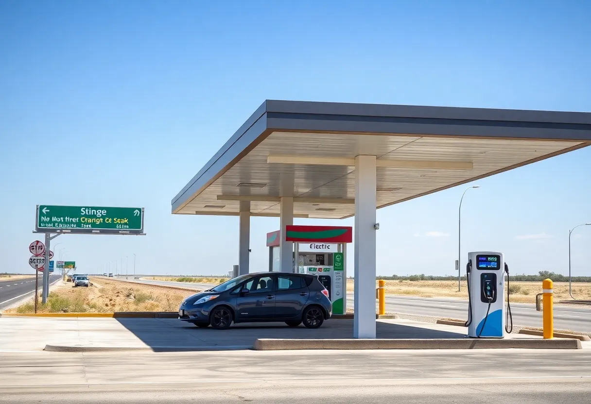 Image of Love's Travel Stops with EV charging stations
