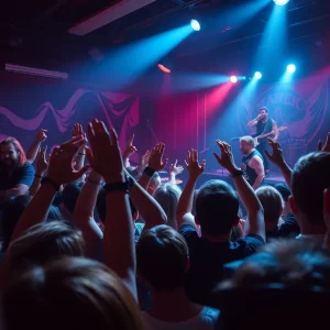 Crowd enjoying Mammoth final concert at Blue Note Lounge
