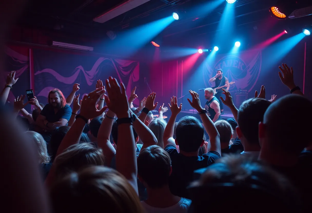 Crowd enjoying Mammoth final concert at Blue Note Lounge