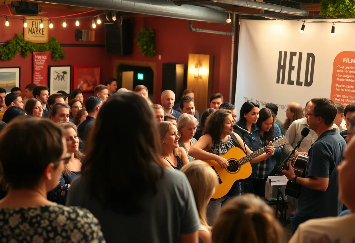 Actor Noah Reid engaging with fans at the Oklahoma City Festival
