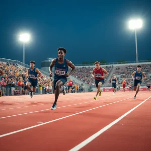 OCU track and field athletes competing at regional championships