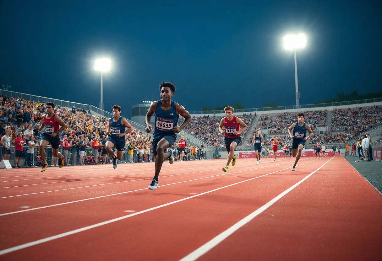 OCU track and field athletes competing at regional championships