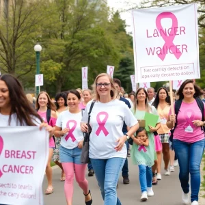 Participants at the OKC More Than Pink Walk united for breast cancer awareness