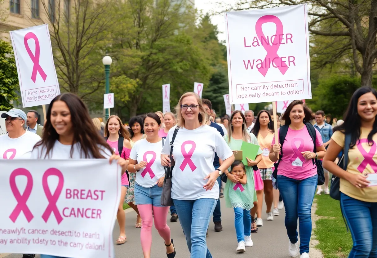 Participants at the OKC More Than Pink Walk united for breast cancer awareness