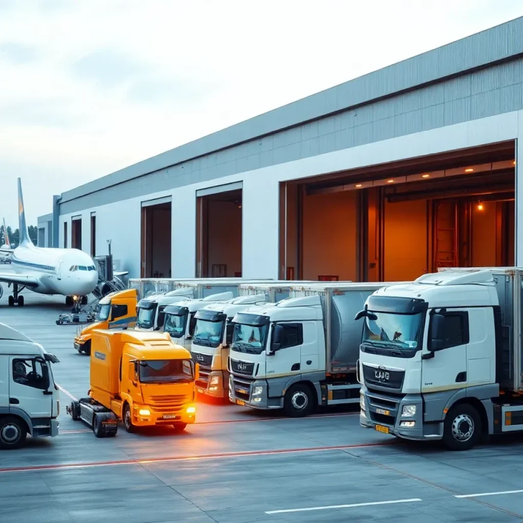Cargo facility at Will Rogers World Airport in Oklahoma City