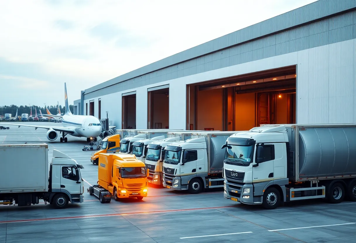 Cargo facility at Will Rogers World Airport in Oklahoma City