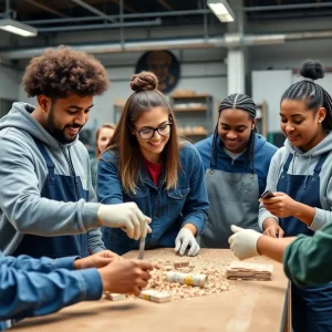 Students participating in Oklahoma City apprenticeship programs