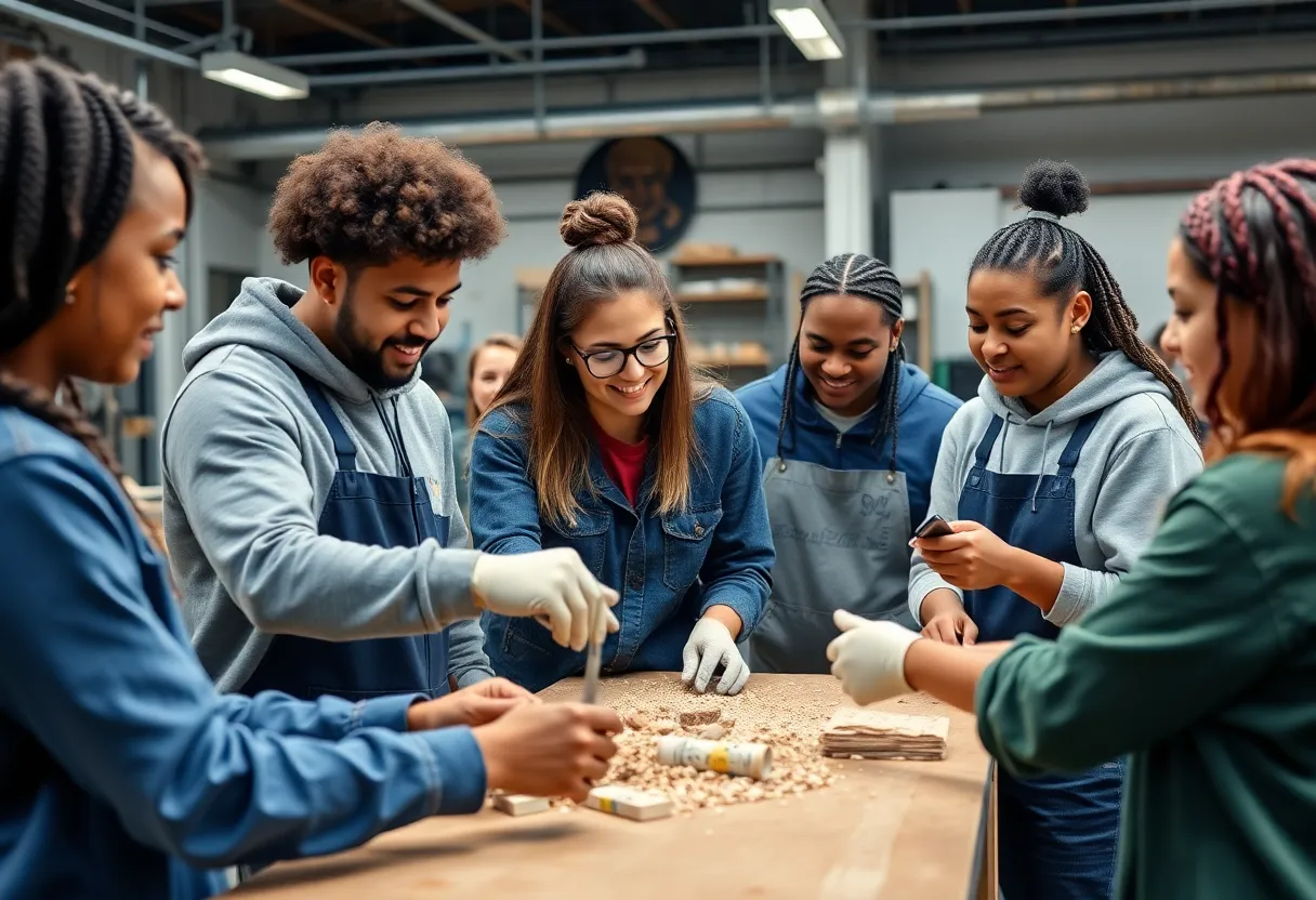 Students participating in Oklahoma City apprenticeship programs