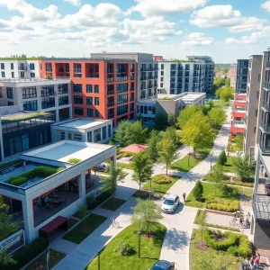 Mixed-use development in downtown Oklahoma City