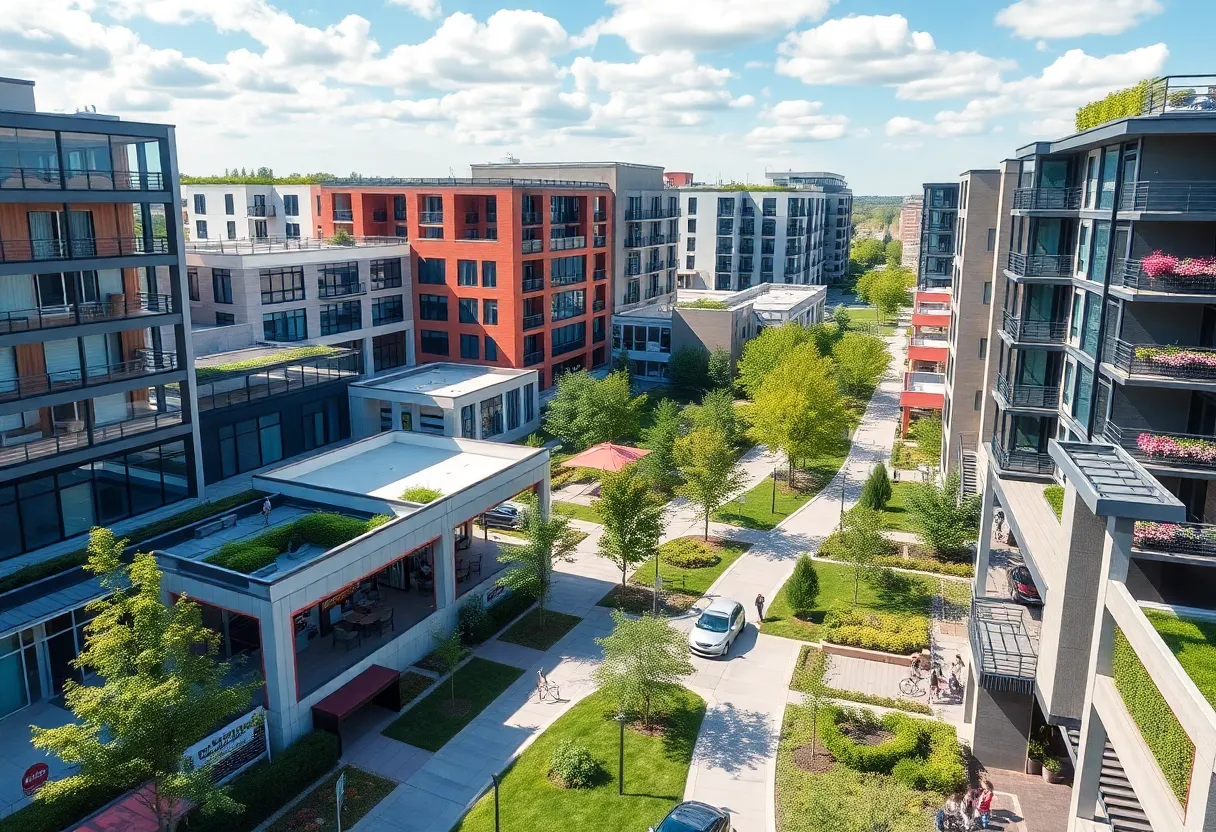 Mixed-use development in downtown Oklahoma City