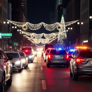 Oklahoma City police conducting DUI checkpoints during the holiday season.