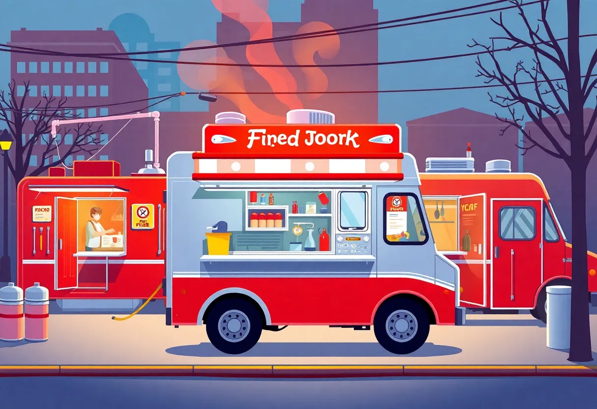 Food trucks equipped with fire suppression systems in Oklahoma City