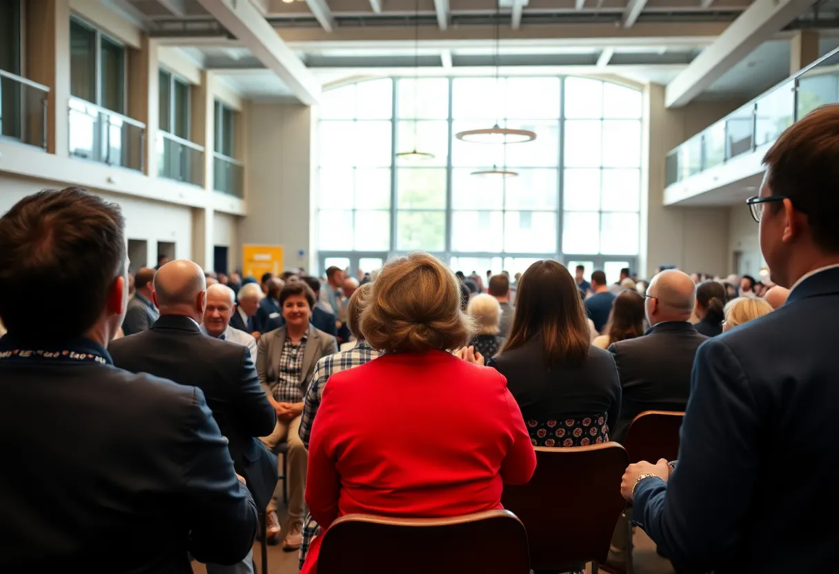 Ceremony recognizing Oklahoma City entrepreneurs at the Hall of Honor