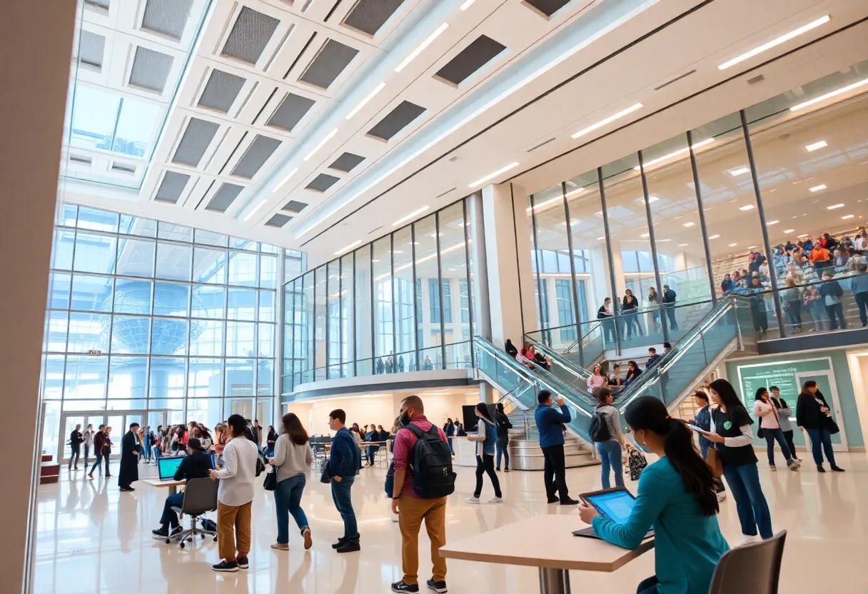 Exterior view of the new Oklahoma City Innovation High School