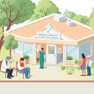 Conceptual image of a medical respite facility for the homeless in Oklahoma City.