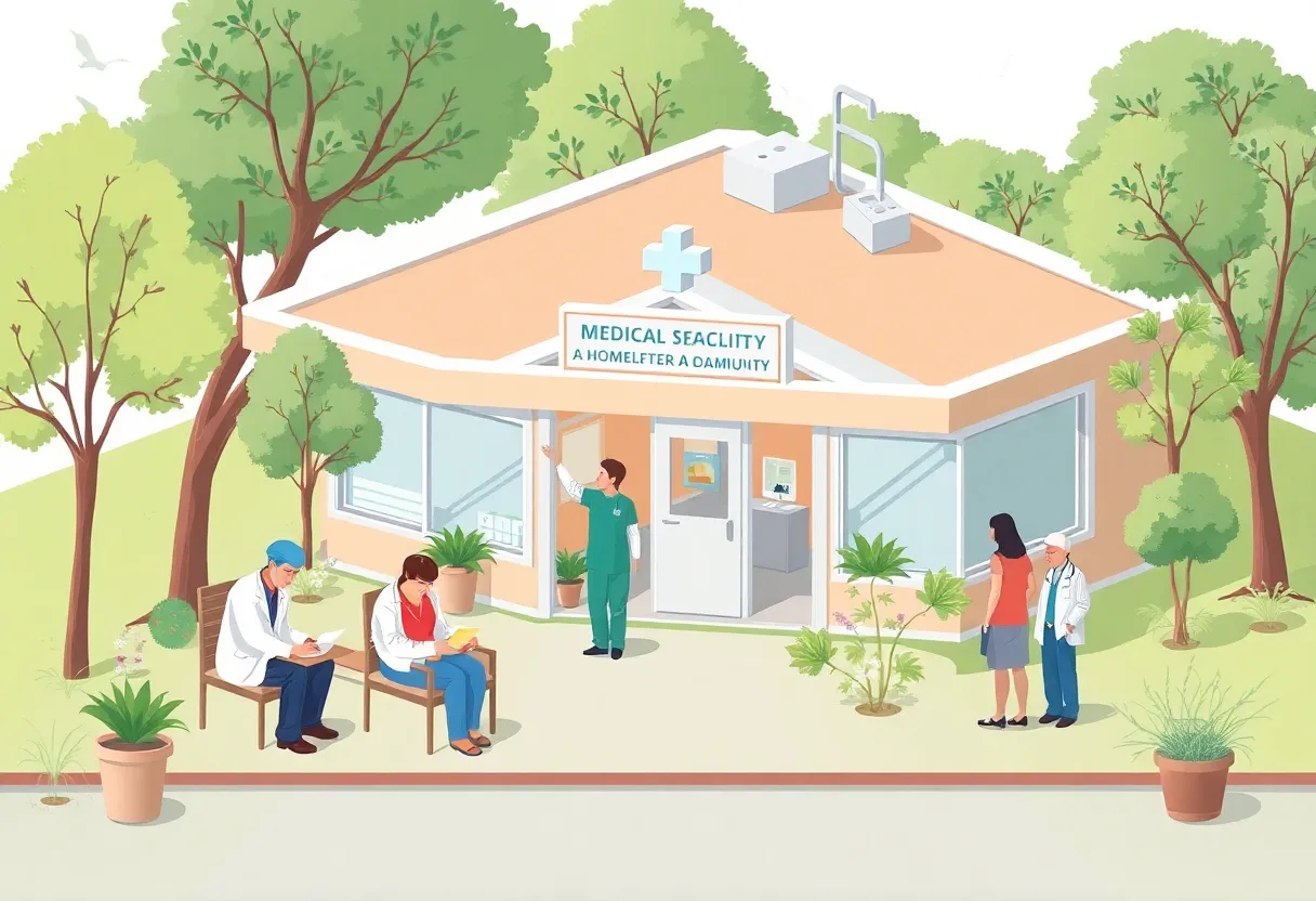 Conceptual image of a medical respite facility for the homeless in Oklahoma City.