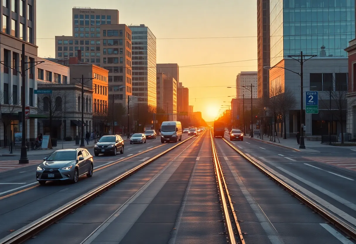 Scene of a pedestrian accident in Oklahoma City near train tracks