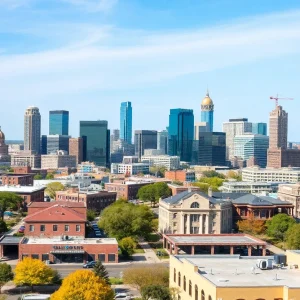 Scenic view of Oklahoma City showcasing various real estate properties