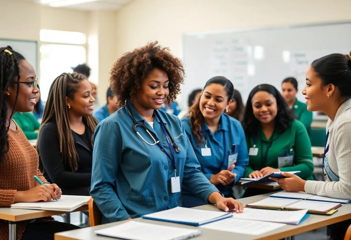 Training session for paraprofessionals in Oklahoma City