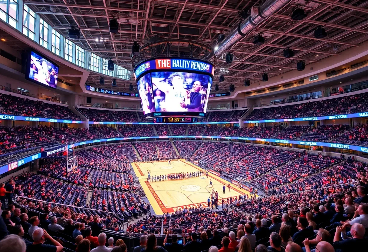 Revamped Oklahoma City Thunder arena with modern amenities and enthusiastic fans.