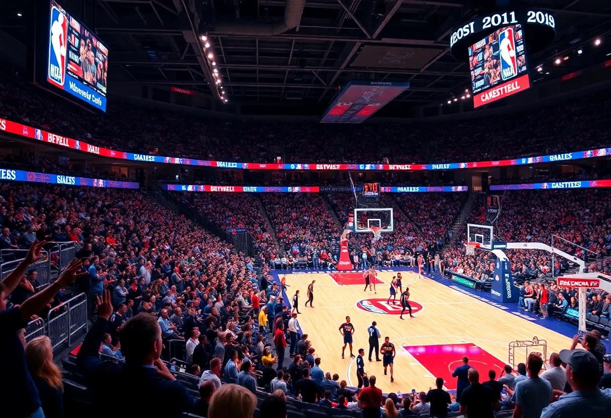 Oklahoma City Thunder players in action during season opener against Houston Rockets.