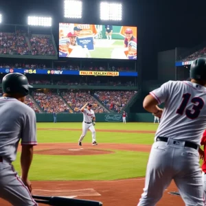Oklahoma City University baseball players in action during a playoff game.