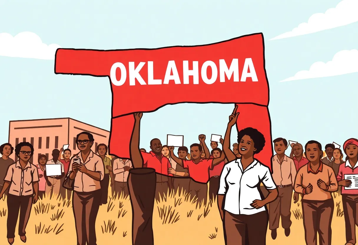 Digital archive of Oklahoma's civil rights history with interactive elements