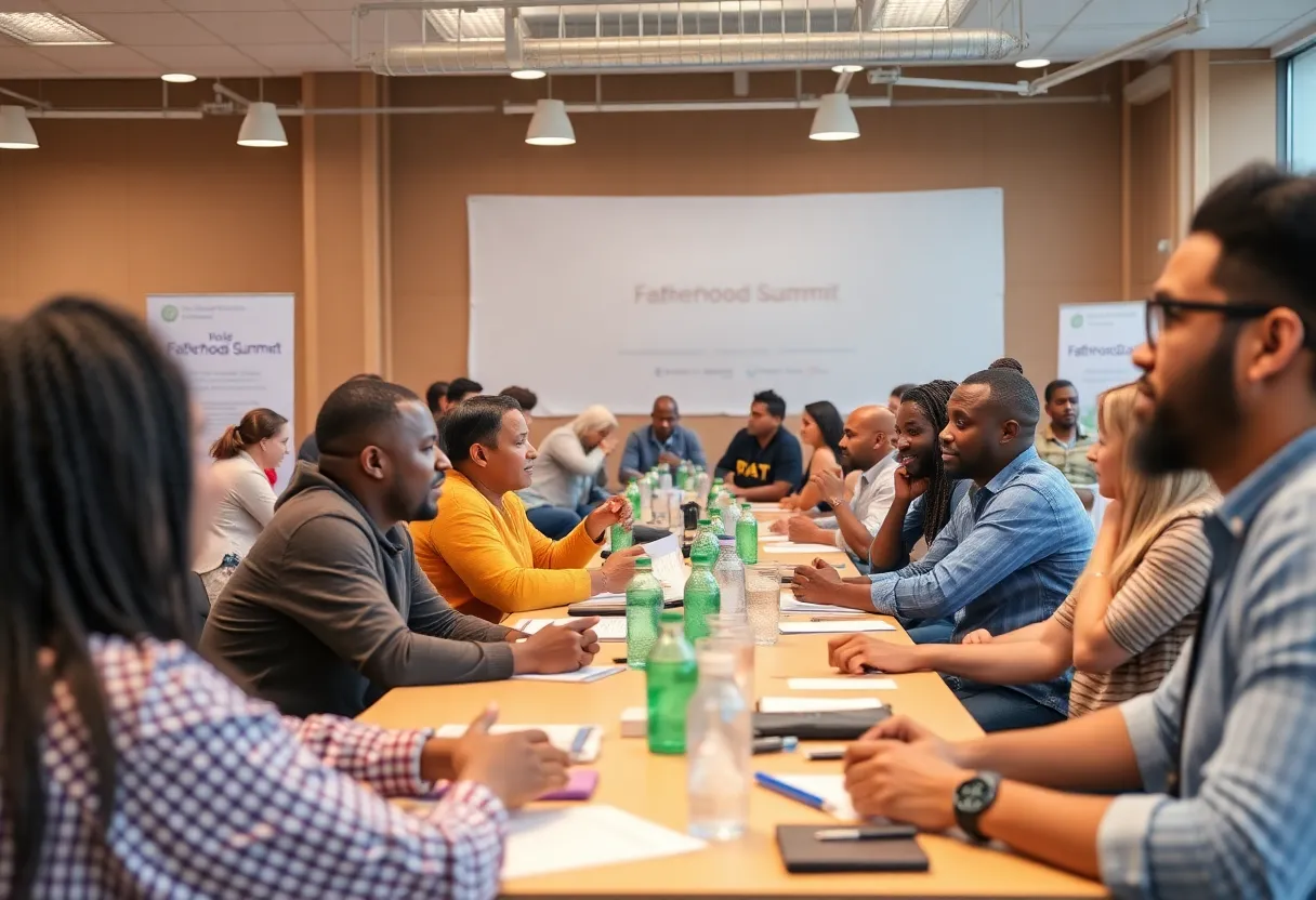 Fathers attending workshops at the Oklahoma Fatherhood Summit