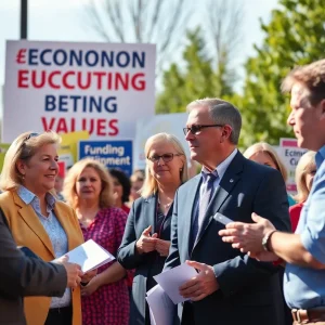 Candidates campaigning in Oklahoma City for House District 45 election