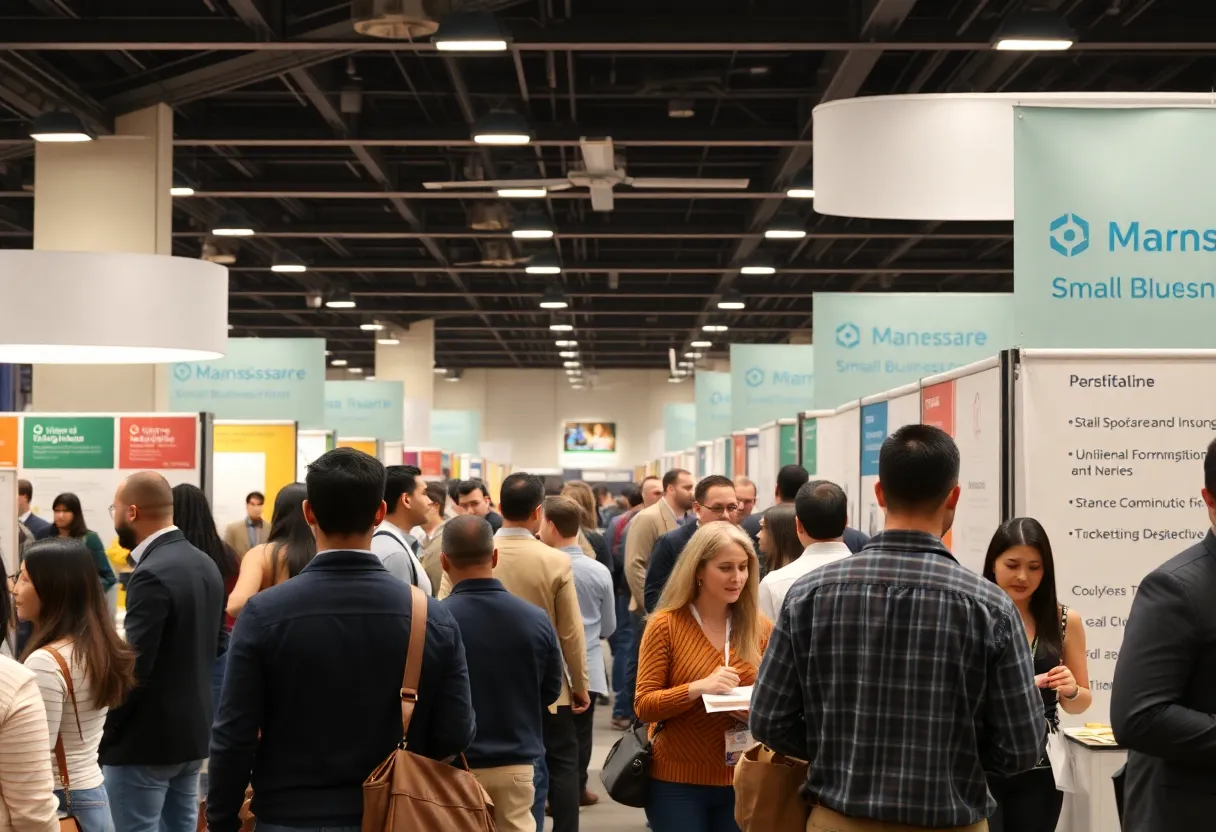 Attendees at the Oklahoma Small Business Expo engaging in workshops