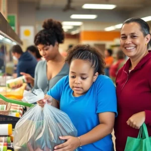 Families in Oklahoma relying on SNAP benefits for groceries