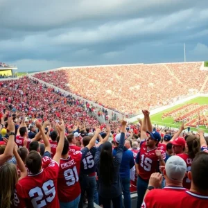 Oklahoma Sooners football team playing against Kent State