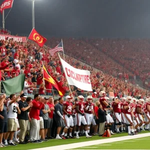 Oklahoma Sooners football team during a game