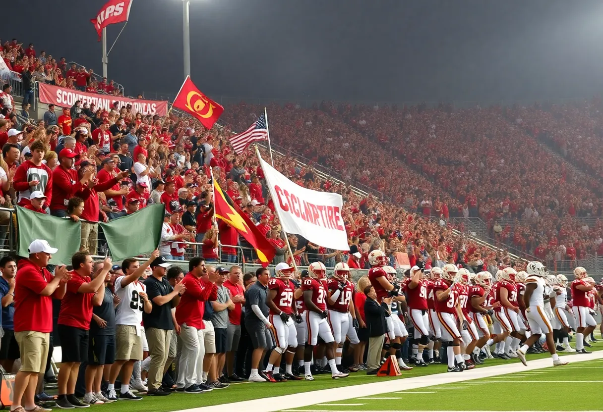 Oklahoma Sooners football team during a game