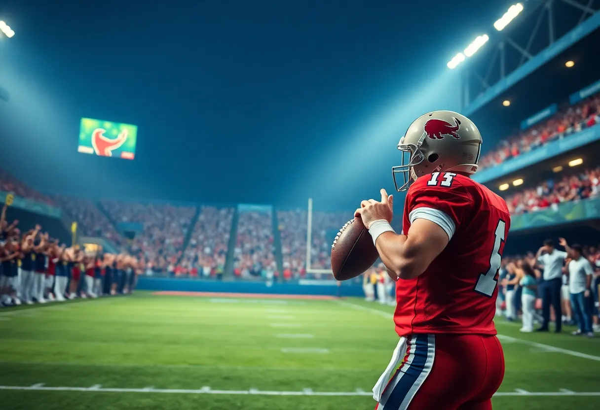 Cheering fans at Boone Pickens Stadium during a Cowboys game