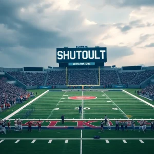 Oklahoma State Cowboys football team during a game