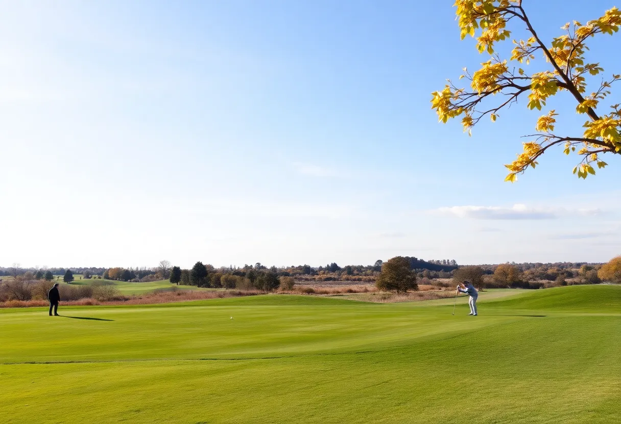 Participants playing at the Oklahoma Women's Open qualifier at Lincoln Park Golf Course.