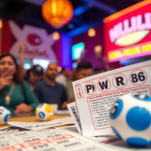 Scene of excitement surrounding Powerball lottery in Oklahoma City