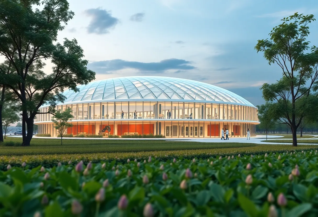 Biotech research center at the University of Oklahoma